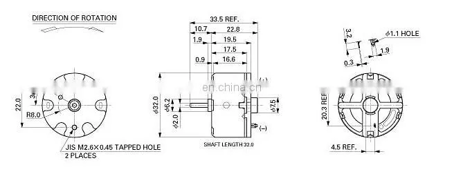 1.5v 3volt Small Battery Powered DC Micro Motor,3v DC Micro Vibration Brush Motor,Micro rf-500tb-14415 rf-500tb-18280 DC Motor