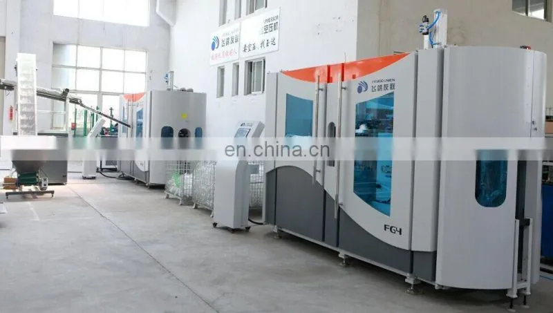 4 Cavity 7200BPH High Efficiency automatic PET plastic water bottle blow molding machine