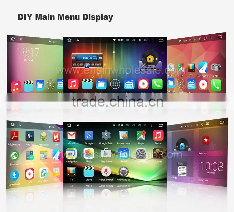 Erisin ES4700F 7" Touch Screen Car Radio DVD CD Player GPS for Bravo