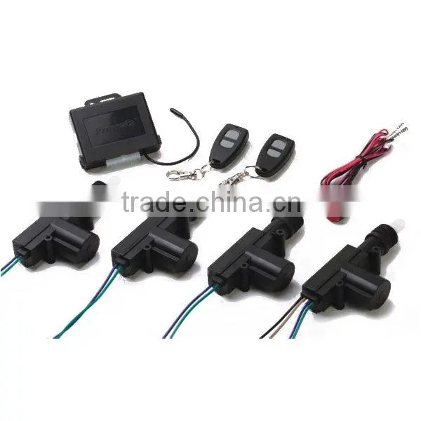 Remote central locking system, remote car central door lock system with security function