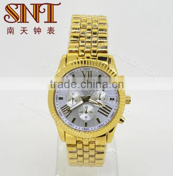 New quartz watch alloy watch with sub-dials for men