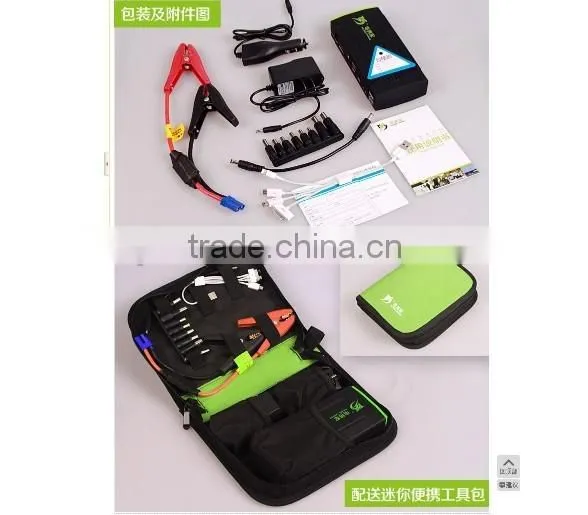 ALJP16 Jump Starter with green pack 16000mah jump starter battery pack with multi funtion al jp 16 mobile power bank