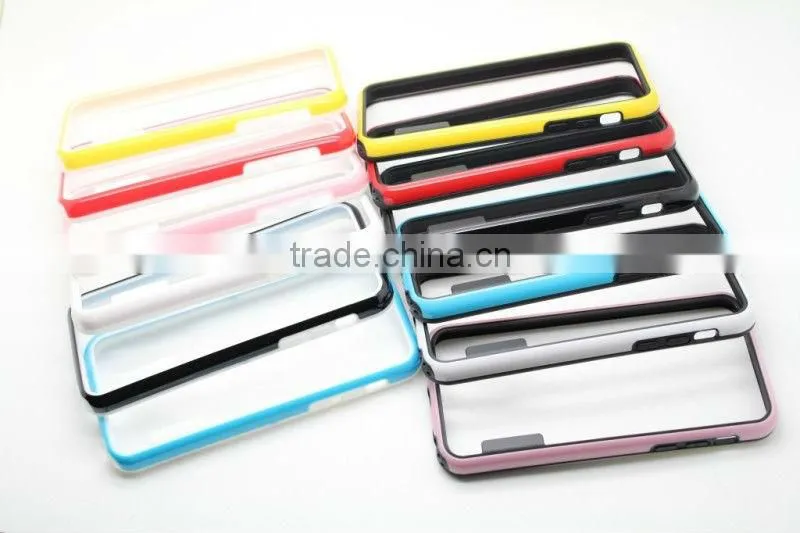 For iPhone5C TPU PC Bumper Case