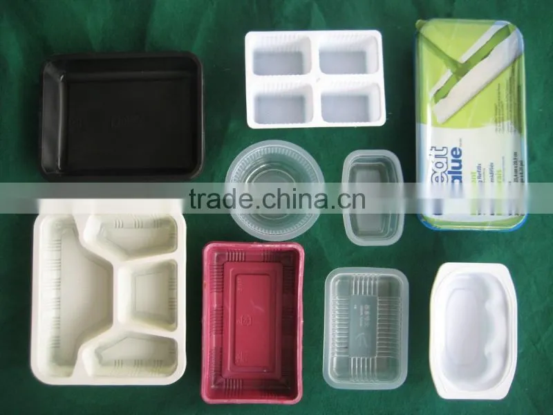 Semi Automatic Plastic Vacuum Forming Machine for Food Box Packing Tray and Plate