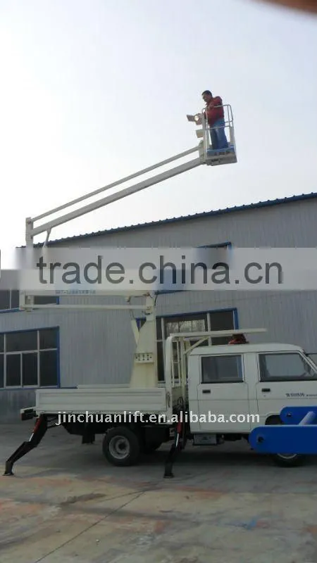 High quality vehicular self-propelled articulated work platform/hydraulic vehicle mounted boom lift platform