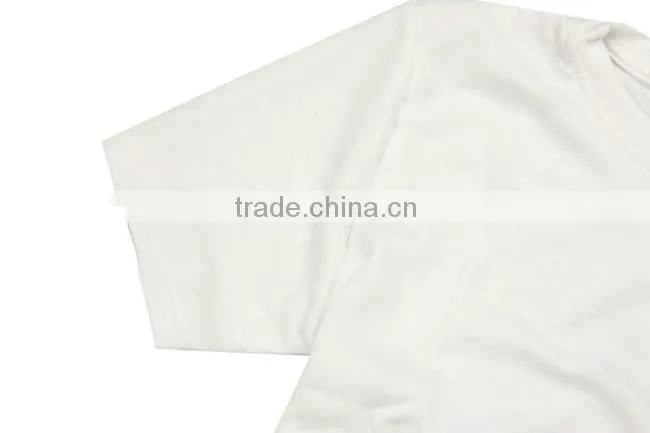 comfortable custom sublimation white blank inner cotton outer polyester diy t-shirts