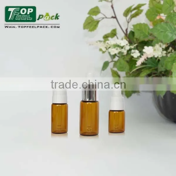Gold pump 30ml glass dropper bottles