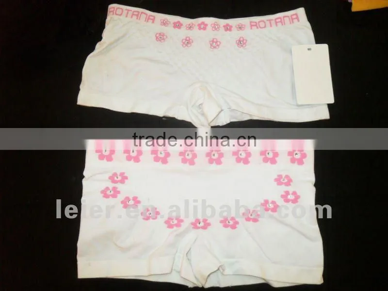 children's cute seamless underwear boxer bra boyshort