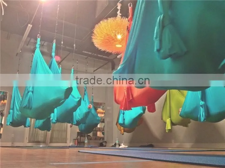 Safety Elasticity Aerial Yoga Hammock Springy Midair Inversion Sling Yoga Swing