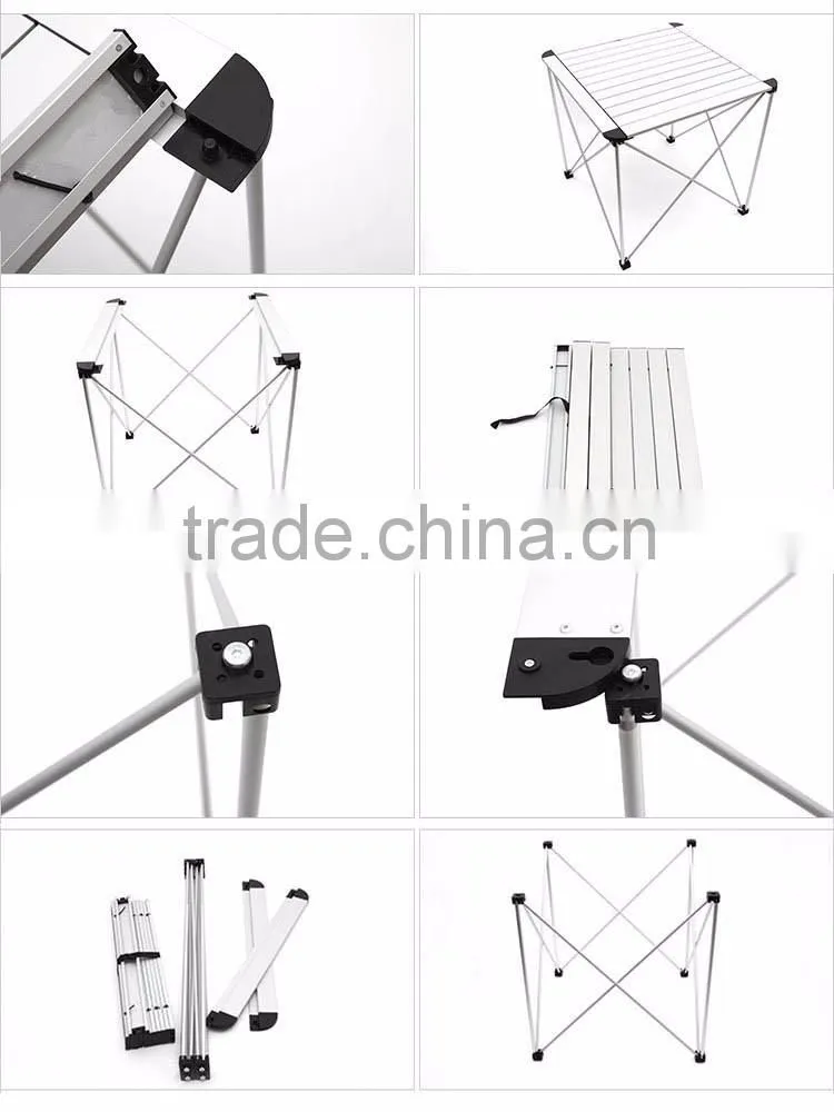 Light Aluminum Folding Picnic Garden Portable Outdoor Camping Foldable Dining Table
