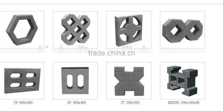 QT3-20 Semi-automatic curbstone Block Production line