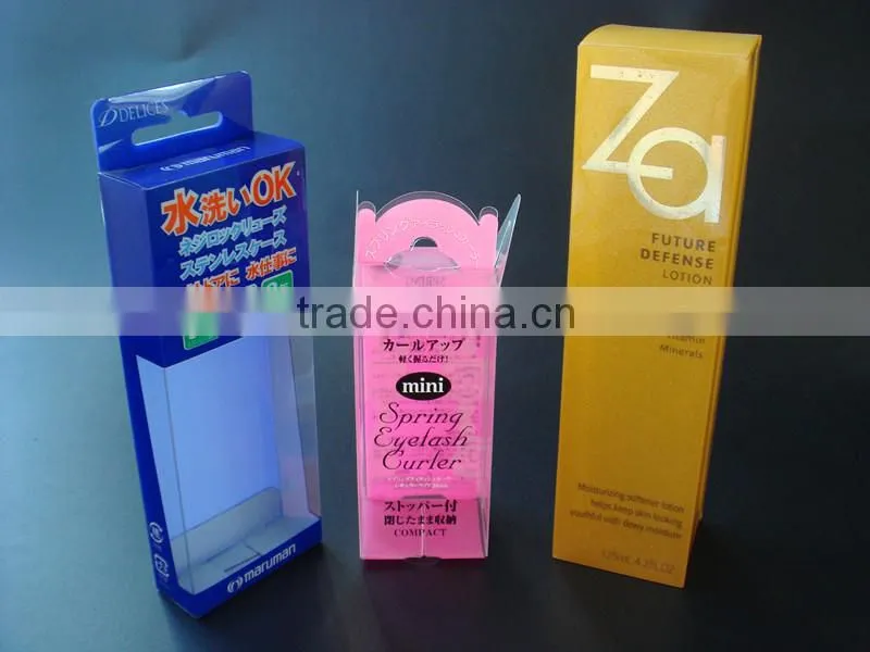 Plastic folding box custom PET/PVC/PS folding box