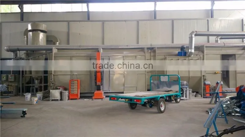 Electrostatic powder coating line/ High quality powder coating system