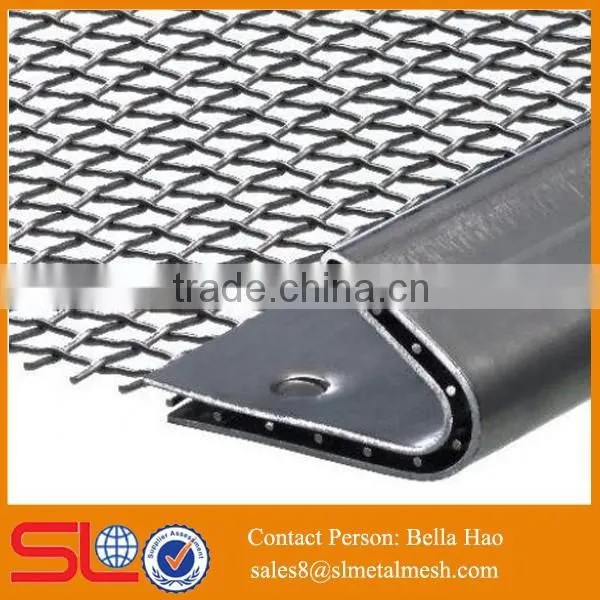 Stainless steel crimped wire mesh for mine sieve