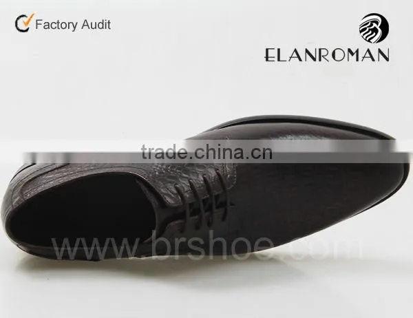 Fashion derby shoes wholesale men dress shoes genuine leather shoes