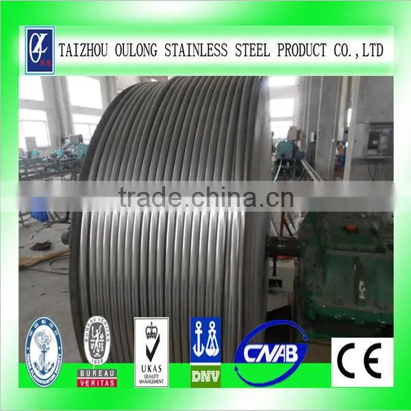 AURON ASTM A269 316L Stainless Steel Coiled Tubing 3/8"*0.045"