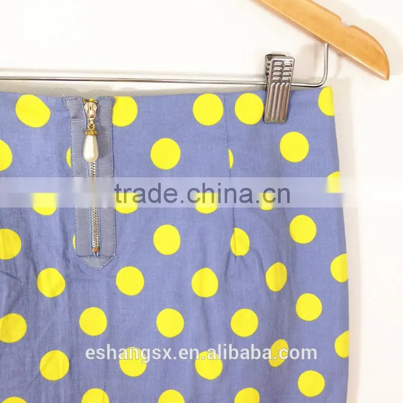 Ladies cute polka dot short mini skirts