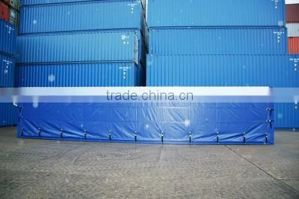 New 20 ft 40 foot curtain side container with shelves