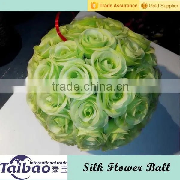Beautiful heart shape silk rose kissing balls for weddings