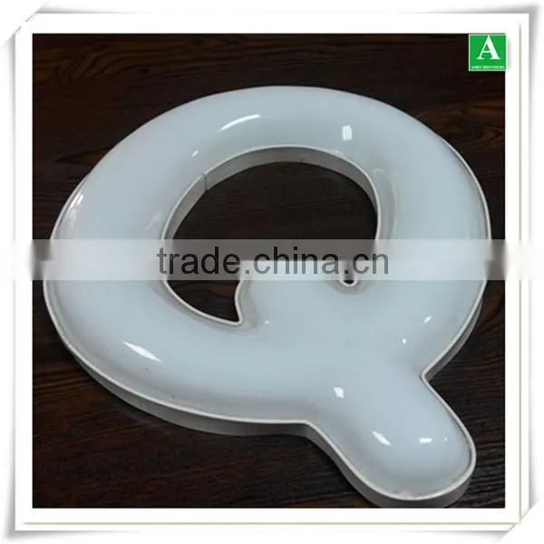 Led light box vacuum thermoformed PMMA design