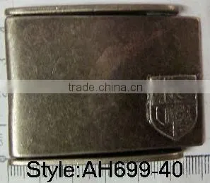 2015 hot selling buckle gold plated metal buckle square shape metal buckle