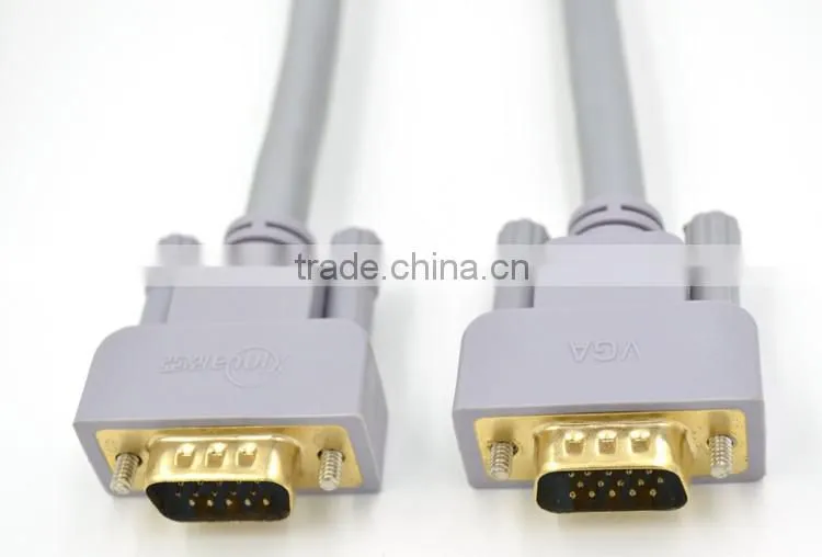 1M 3M 15 pin 3+6 VGA cable male to male high quality for computer monitor
