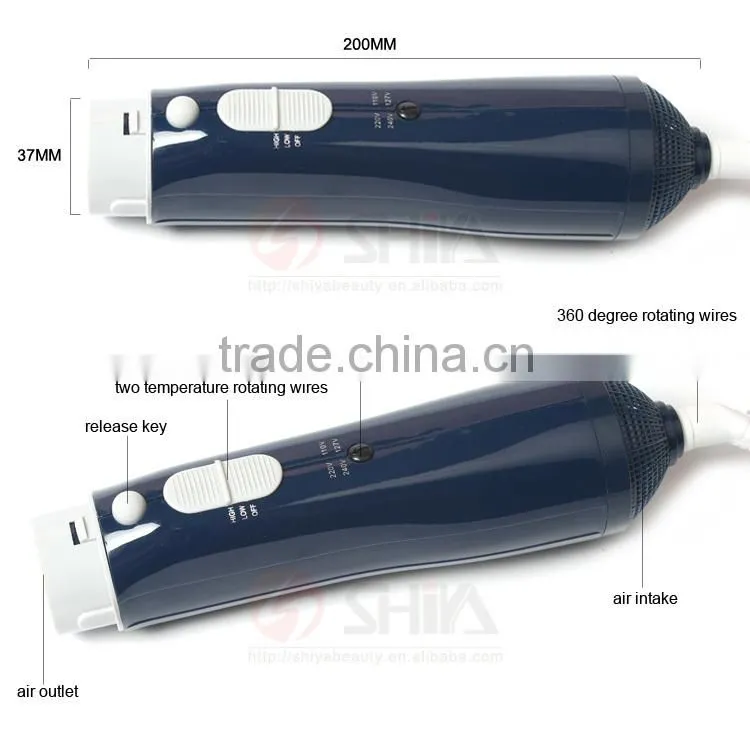 7Pcs Hairdryer Hair Dryer Air Styler Waver Curler Brush Comb Concentrator