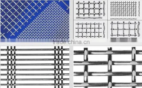 65mn stainless steel crimped wire mesh