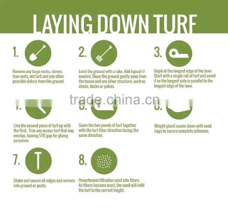 U shape high-quality 50mm artificial turf