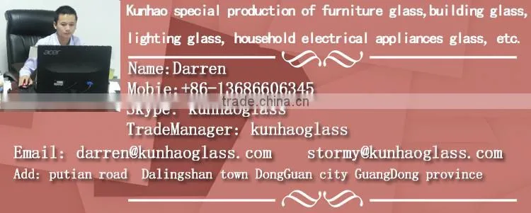 balcony tempered glass double glazed glass panels