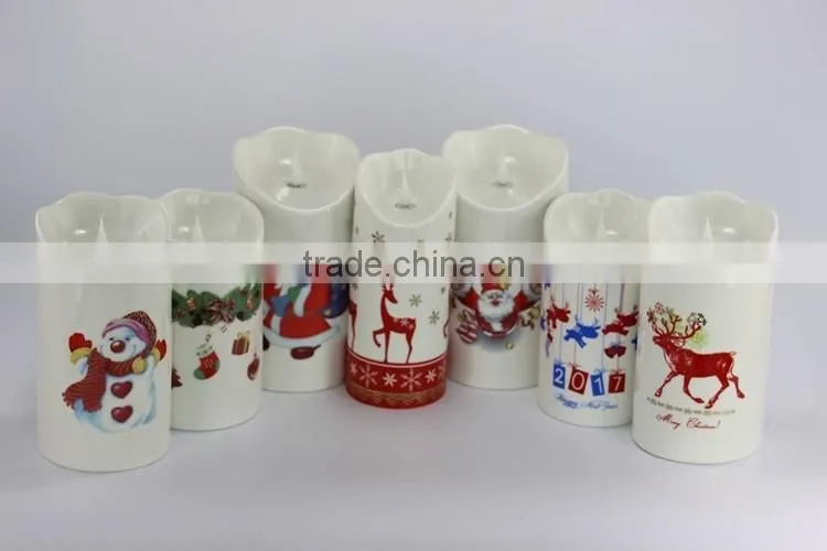Custom High Quality Ceramic Led Candles for Wedding Decoration