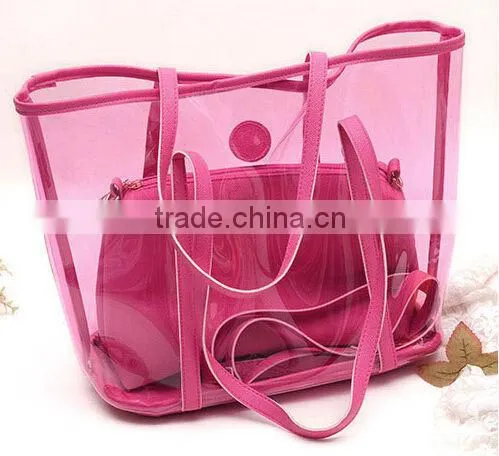 Women handbag new design PVC tote bags handbags