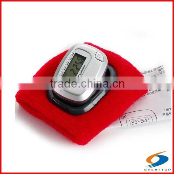 arm pedometer j-style pedometer calorie pedometer watch with wristband pedometer bluetooth ce pedometer with stop watch