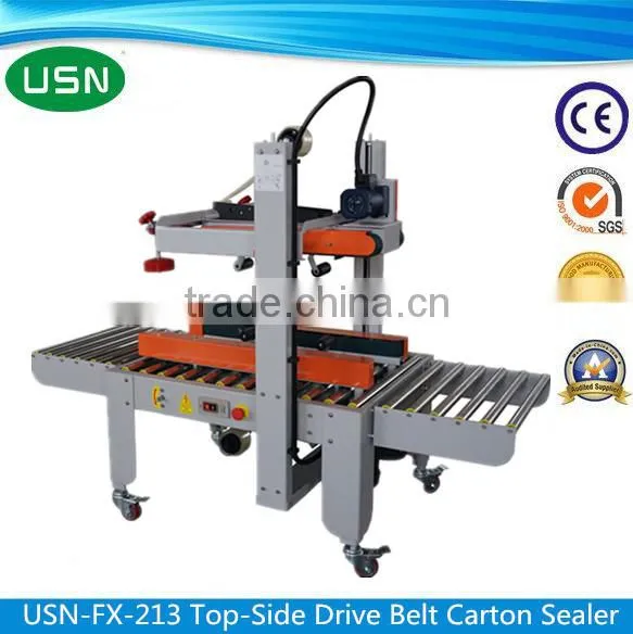 Used cheap price top-side drive belt carton sealing machine