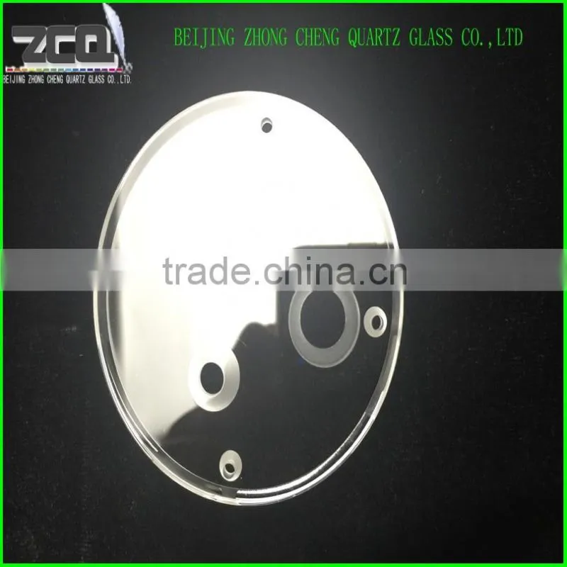Best Selling Quartz Glass Sheet With Various Of Holes On Surface