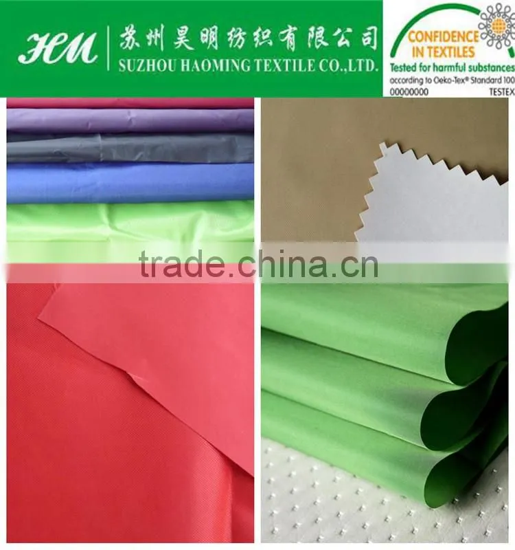 190 taffeta with PVC coated taffeta
