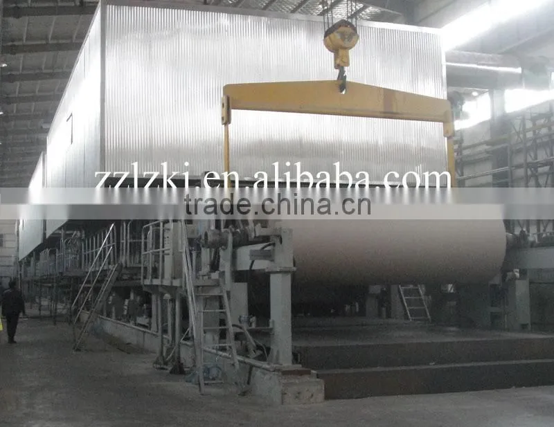 Auto guide Waste paper recycling equipment , paper carton making machine