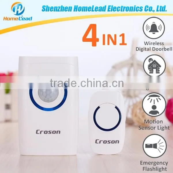 2016 Fashion Style Touchbutton Doorbell with 3 levels