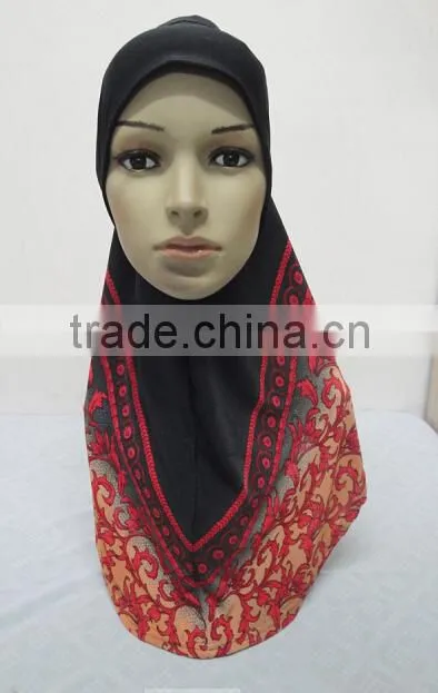 H294 latest muslim hijab with beautiful prints,muslim scarf