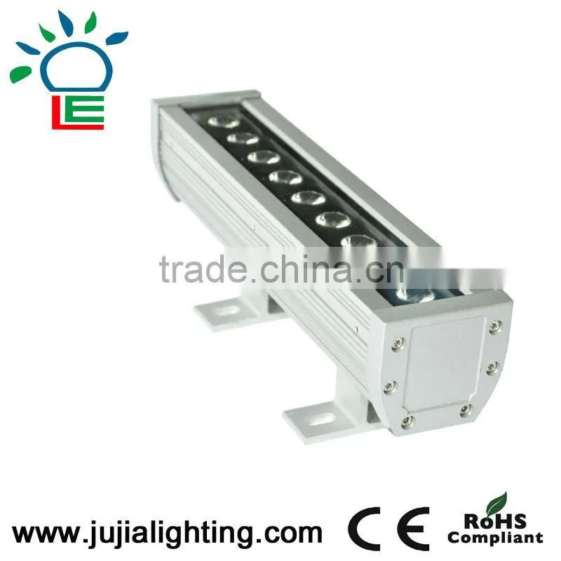 108W LED wall washer light 9w RGB for outdoor DMX control