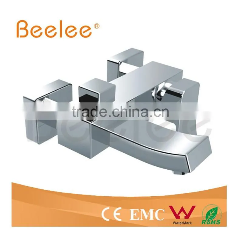 Square Brass Bathtub Mixer