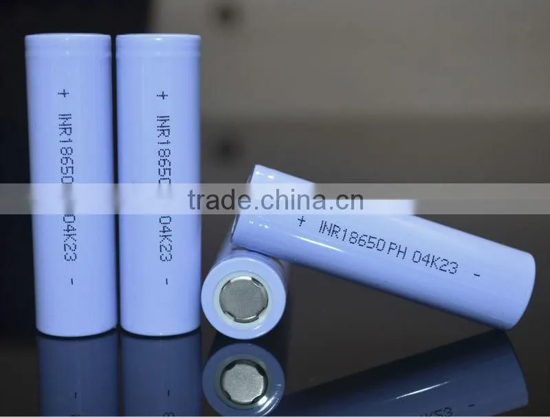 800mAh-3000mAH 3.7v 18650 rechargeable lithium battery