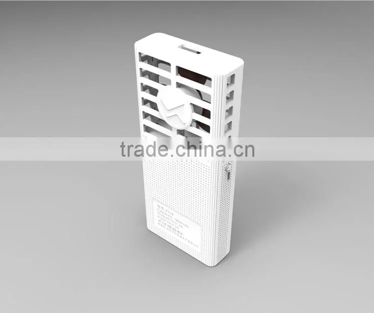 8800mah mini electric fan power bank