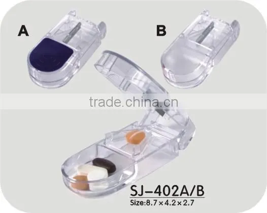 Plastic pill crusher