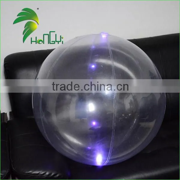 New Design Transparent PVC Balloon Lighting Inflatable / Colorful Inflatable Led Light