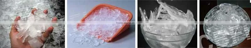 French Polynesia snow sea water flake ice maker with refrigeration system