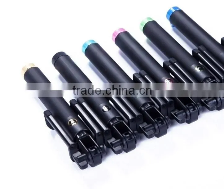 2015 Generation 3 Preminum Selfie Stick With Bluetooth Control Monopod With Fold Clip