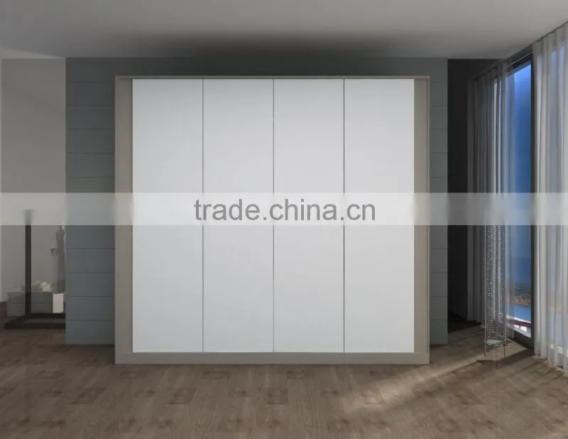 Wardrobe high gloss bedroom set