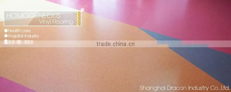 Various Homogeneous PVC Flooring for Decoration