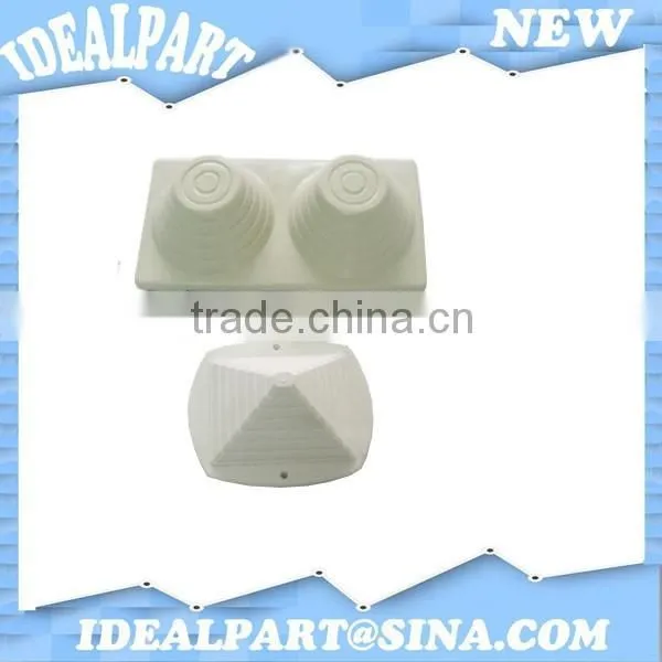 Black NBR 55 shore A rubber sealing end cap